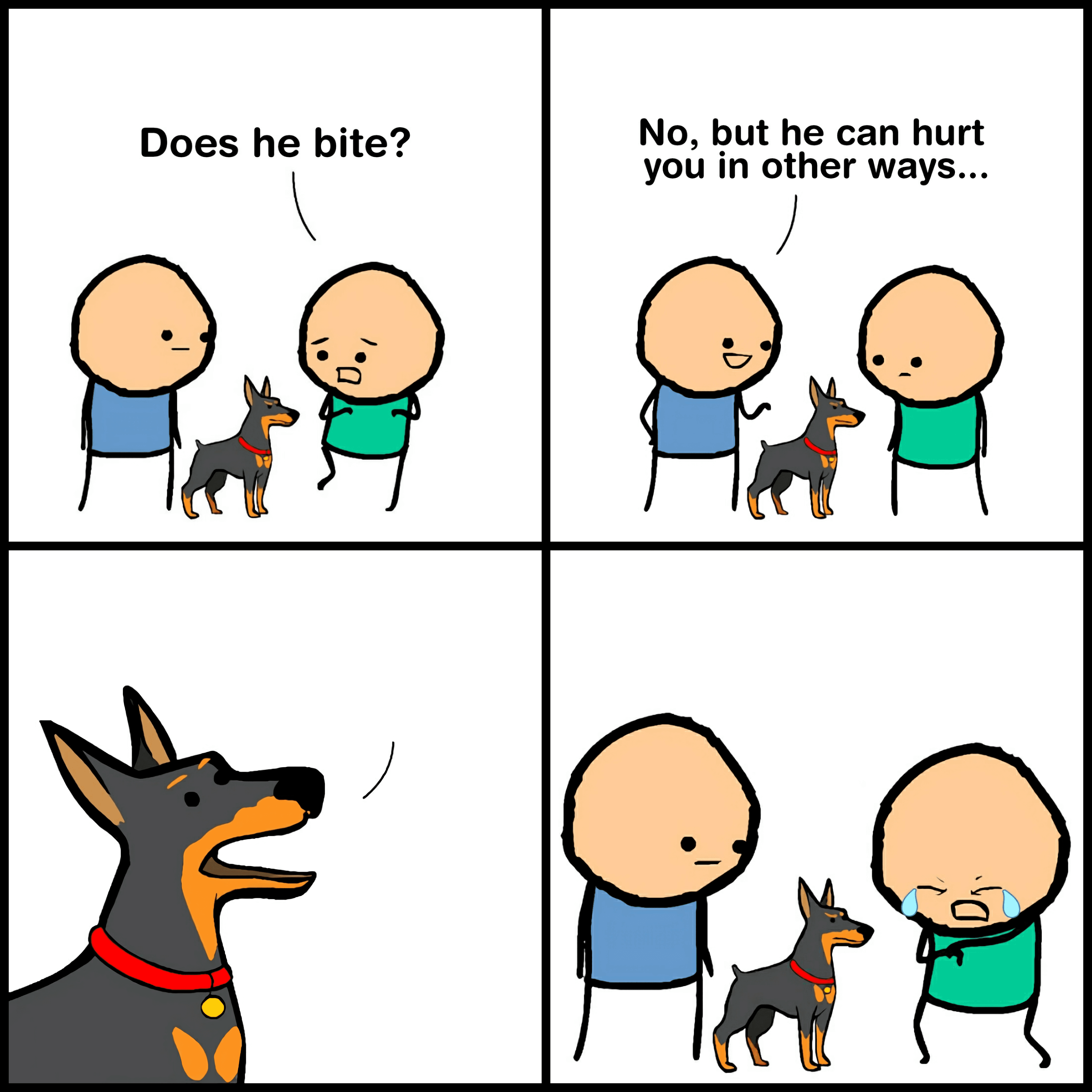 Does he bite comic