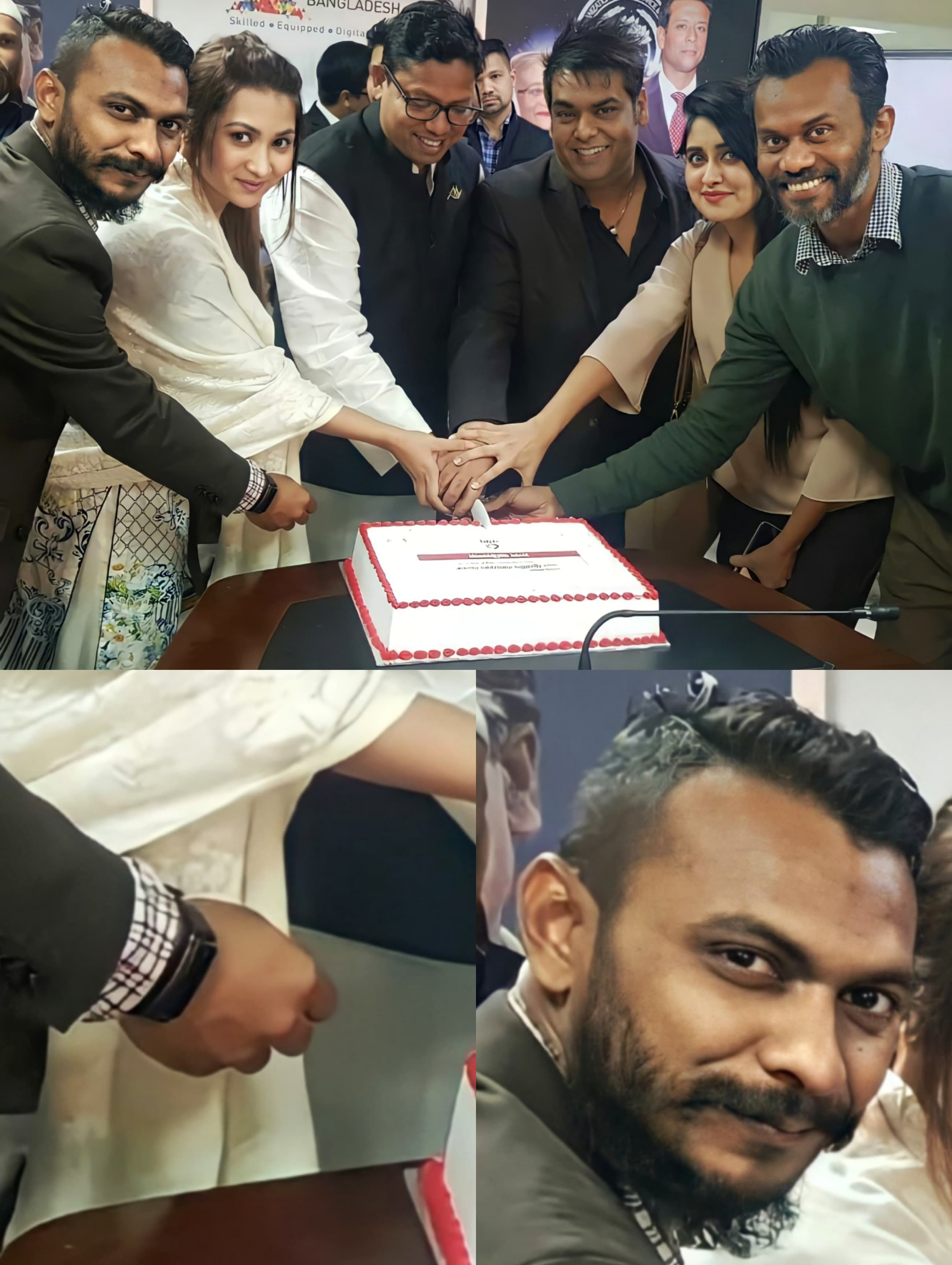 Bangladesh cake cutting ceremony