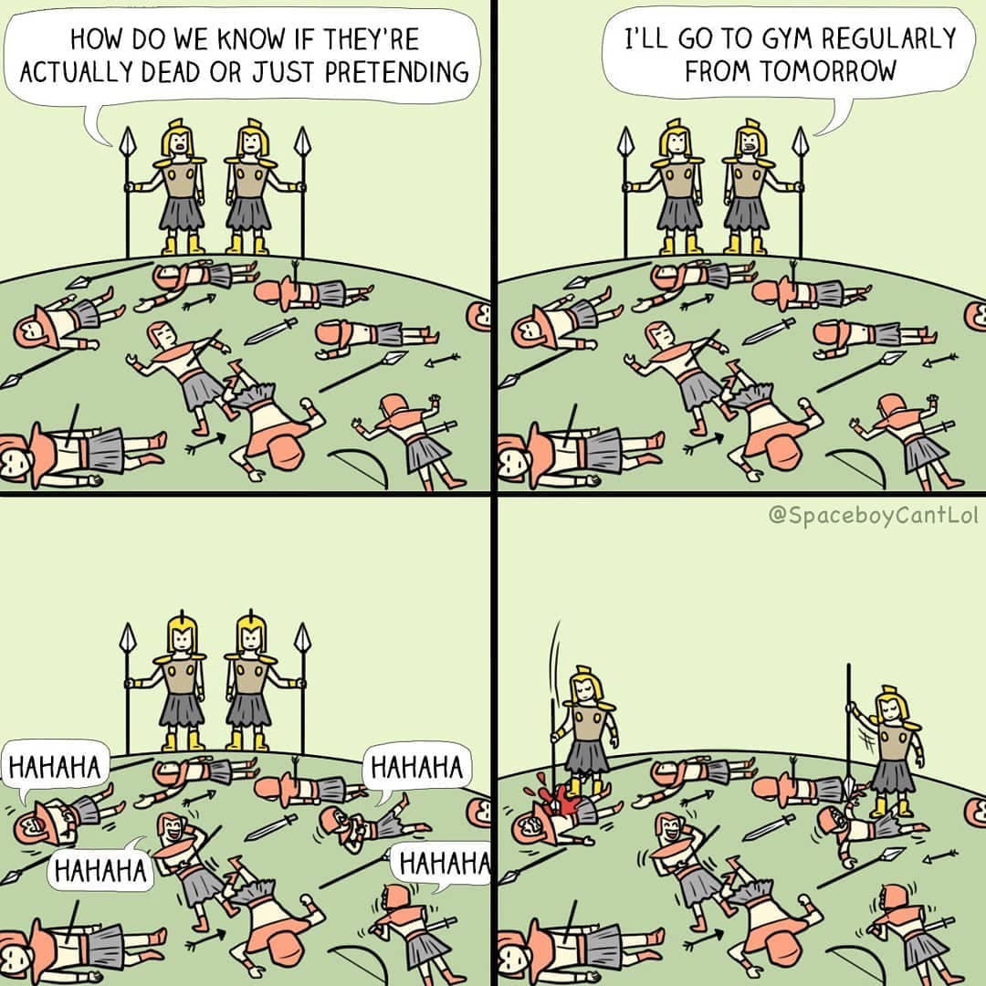 Guards laughing at dead bodies