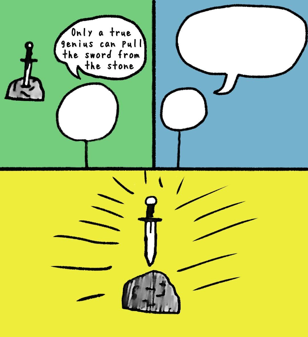 Sword in the stone genius