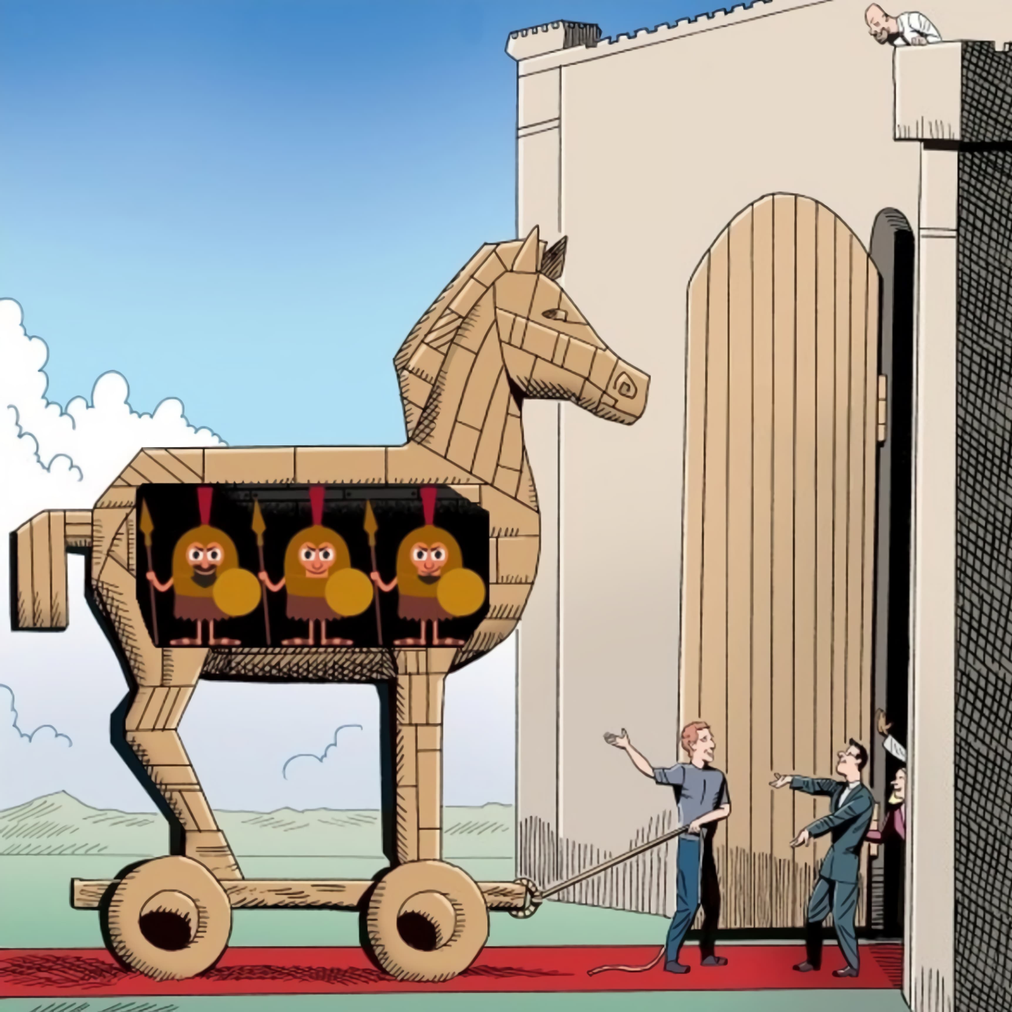 Trojan horse cheval troie