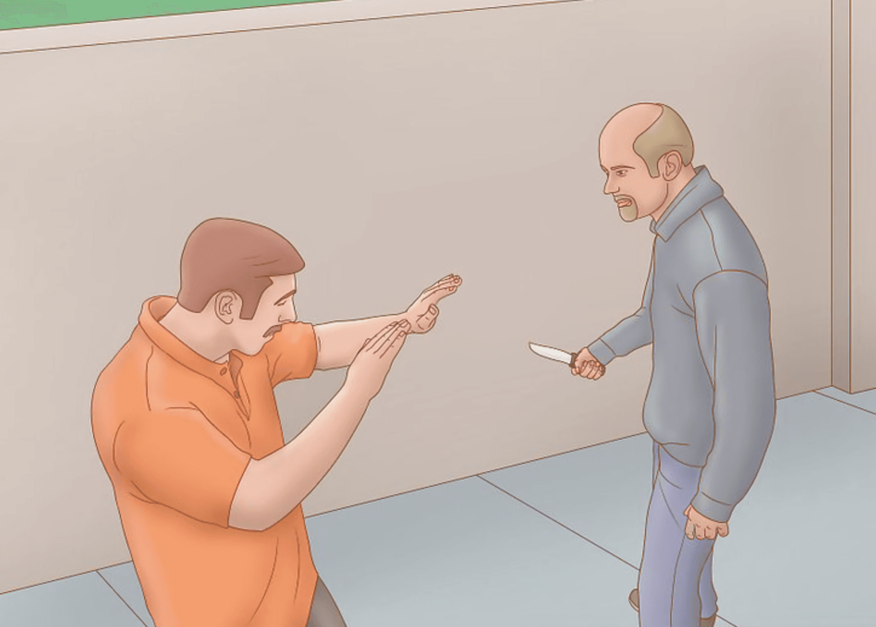 Wikihow knife defense