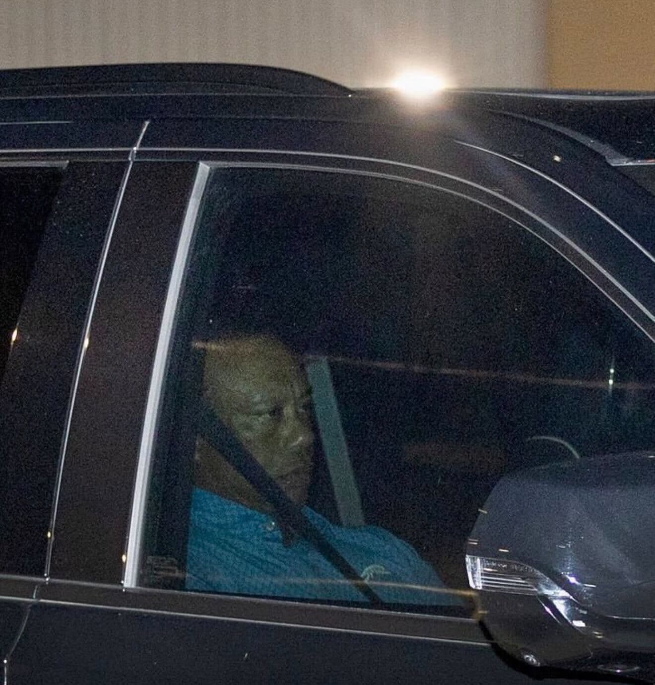 Person Hiding in Car Back Seat