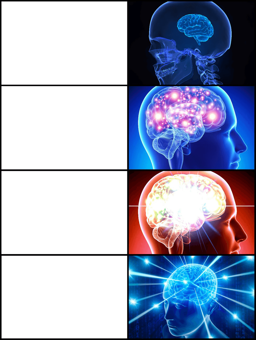 Expanding brain Meme Template Insider Memes Viral Meme Generator
